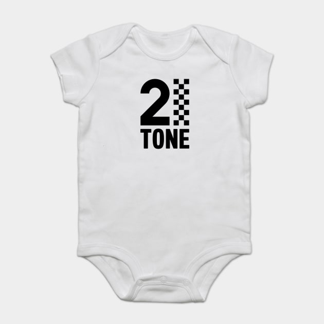 2 Tone Records Baby Bodysuit by Timeless Chaos